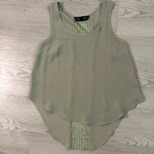 Olive green blouse. Topshop. US SIZE 2.